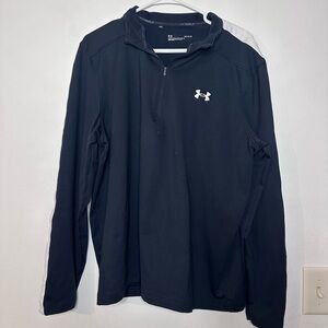 Under Armour Golf Men's Black and White Performance Quarter Zip